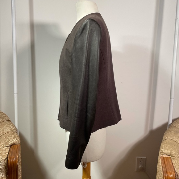 Judith & Charles Wool and Lamb Leather Jacket - Picture 2 of 6